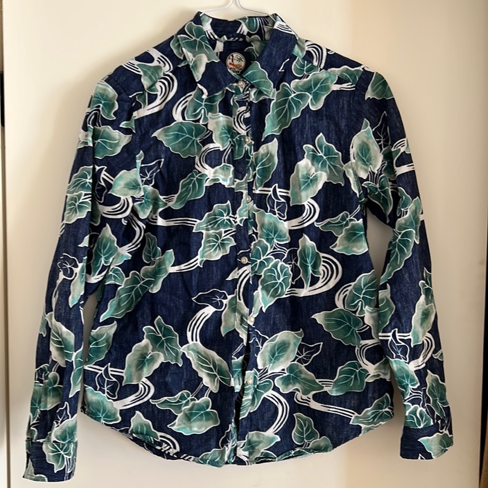 Reyn Spooner Womens Button Down Long Sleeve Top